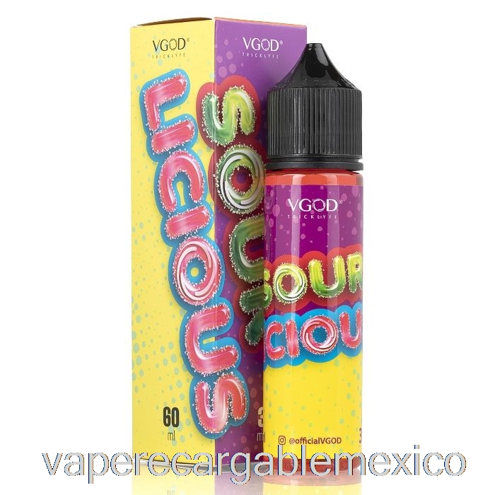 Vape Recargable Sourlicious - Vgod E-líquido - 60ml 3mg